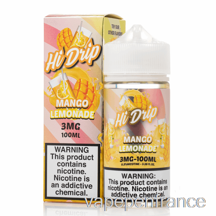 Limonade à La Mangue - E-liquides Hi-drip - 100 Ml 6 Mg Stylo Vape